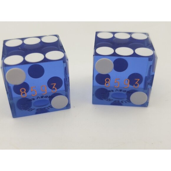 Four Queens Las Vegas Casino Dice and Cards Set Matching Numbers - Picture 6 of 6